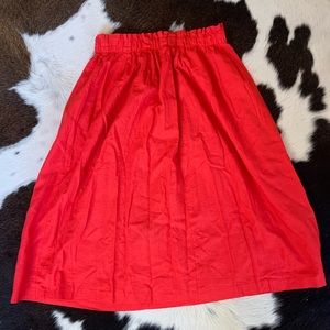 ASOS//Linen Mid Length Skirt